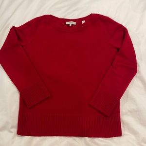 Vince Red Cashmere crew neck sweater. Size XS.